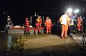 Einsatz BF Koeln PKW im Rhein Mondorf Hersel P079